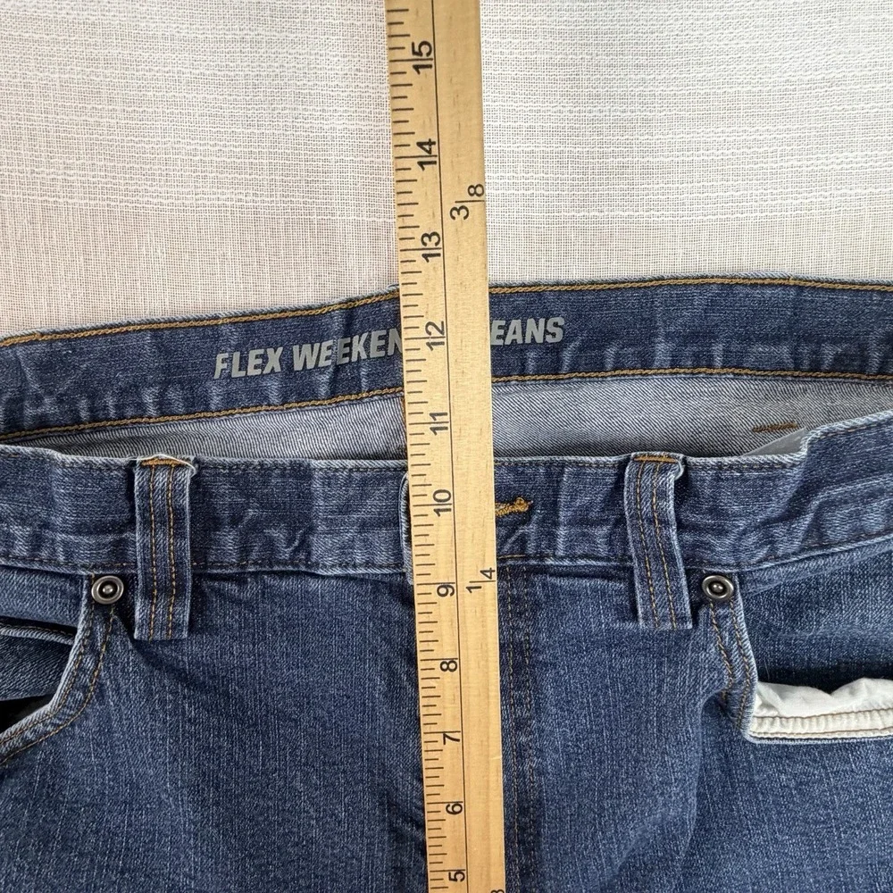 Duluth Trading Men's Flex Weekender‎ Jeans Sz 36x32 Medium Wash Denim